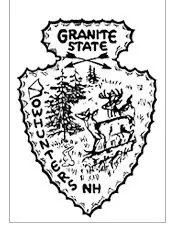 The logo of granite state in black and white with white background