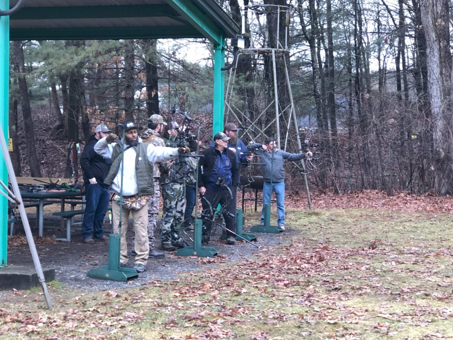 Group of people at granite state bowhunters